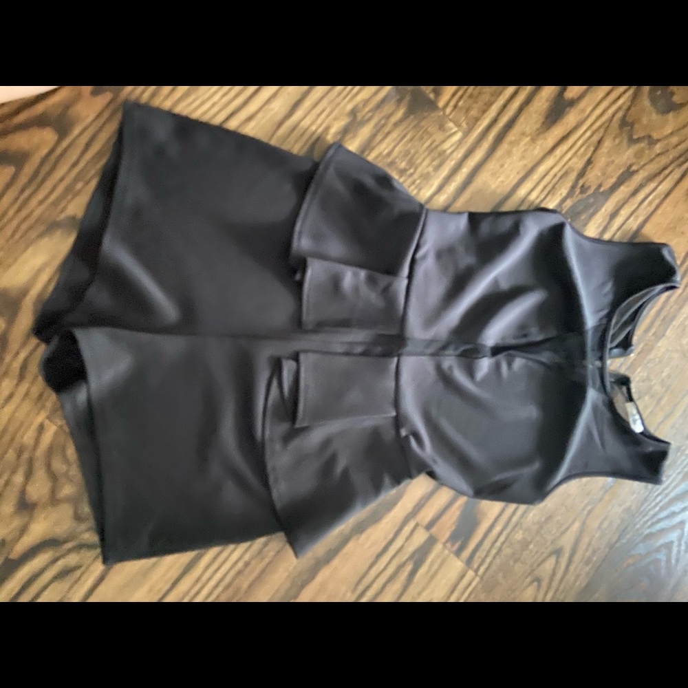 Black formal romper